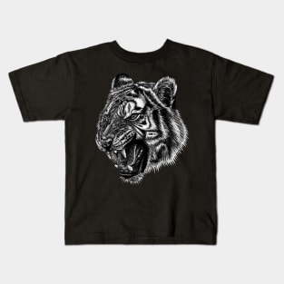 Fierce tiger Kids T-Shirt